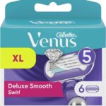 Gillette Venus Deluxe Smooth Swirl Scheermesjes Voor Vrouwen - 6 Navulmesjes