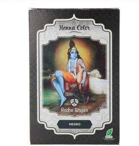 Permanente Kleur Radhe Shyam Shyam Henna Zwart Henna In poedervorm (100 gr) - Afbeelding 2