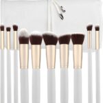 Tools For Beauty Make-Up Brush Set 10 Pieces - White