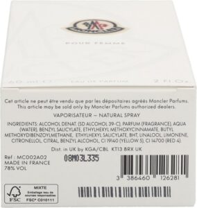 Moncler pour Femme - 60 - eau de parfum spray - damesparfum - Afbeelding 3