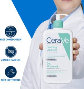Cerave Foaming Cleanser For Normal To Oily Skin 1000 Ml - Afbeelding 3