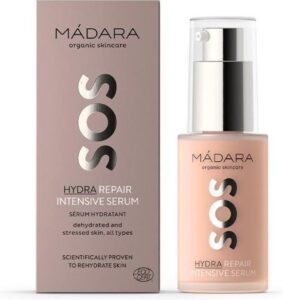 MÁDARA SOS Hydra Herstellend Serum 30ml - pioenroos - hyaluronzuur