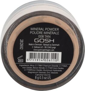 Gosh - Mineral Powder Mineralny Powder 008 Tan 8G - Afbeelding 3