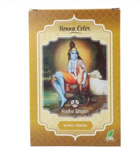 Semi-permanente kleurstof Henna Radhe Shyam Shyam Henna Asblond (100 g) - Afbeelding 2