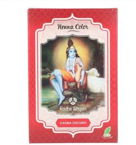 Semi-permanente kleurstof Henna Radhe Shyam Shyam Henna Mahonie (100 g) - Afbeelding 2