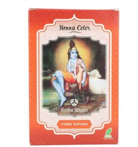Semi-permanente kleurstof Henna Radhe Shyam Shyam Henna Koper (100 g) - Afbeelding 2