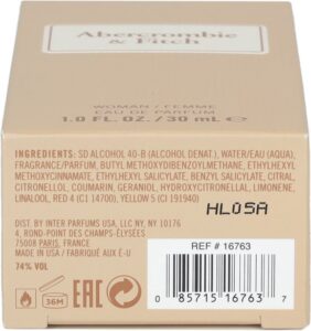 Abercrombie and Fitch - First Instinct Sheer - Eau De Parfum - 30ML - Afbeelding 3