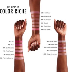 L’Oréal Paris Color Riche Satin Lipstick - Verzorgende, Lippenstift Verrijkt met Arganolie - 453 Rose Creme - Roze - 4,54 gr - Afbeelding 3