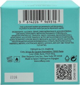 Tiffany & Co. Sheer 1.7 Eau De Toilette Spray For Women - Afbeelding 3