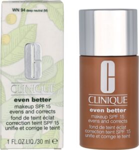 Clinique Even Better Foundation - WN94 Deep Neutral - Met SPF 15 - Afbeelding 4