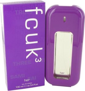 French Connection Fcuk 3 Eau De Toilette Spray 100 ml for Women - Afbeelding 2