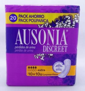Ausonia Discreet Extra Sanitary Towels 20 Units