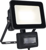Inspire Yonker LED Pad Verlichting Voor Buiten (IP44) Met Bewegingsdetector - 20W - 1700lm - 4000K - Zwart