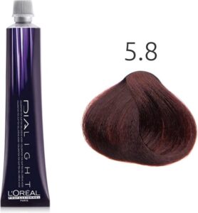 L Oreal Professionnel Dialight Coloration Ton Sur Ton Gel Creme Acide Haarverf 5 8 50ml - Afbeelding 2