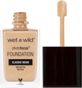 Wet n Wild - Photo Focus Foundation Fond de Teint - Makeup 30 ml Classic Beige - - Afbeelding 3