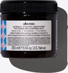 Conditioner for Blonde or Graying Hair Davines Alchemic Marine Blue 250 ml - Afbeelding 2