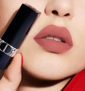 Dior Rouge 100 Nude Look Fluweel - Afbeelding 2