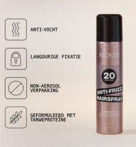 Vormende Spray Hairsprays Redken Frizz Hairspray Kroeshaar 250 ml - Afbeelding 2