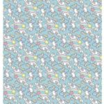 Douchegordijn unicorn - eenhoorn print 180 x 200 cm inclusief ringen