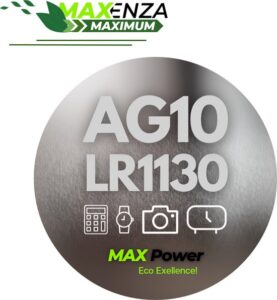 Maxenza Maximum LR1130, AG10 Knoopcel Batterijen Mega Bundel 50 Stuks - "Eindeloze Energie" "Superieure Prestaties" "Milieuvriendelijk" en "Grootverpakking" - Afbeelding 2