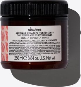 Conditioner for Blonde or Graying Hair Davines Alchemic Coral 250 ml - Afbeelding 2