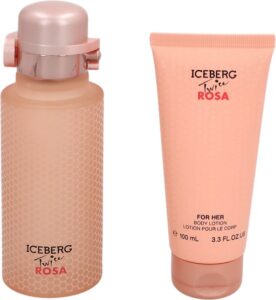 Iceberg Twice Rosa Eau De Toilette 125ml Spray Locion Perfumada Corporal 100ml - Afbeelding 3