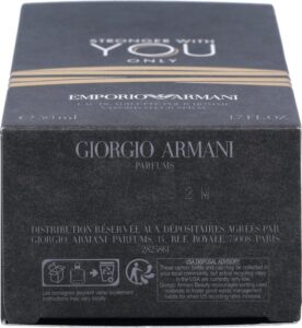 Armani Stronger With You Only - 50 ml - eau de toilette spray - herenparfum - Afbeelding 4