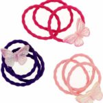 Haarelastiekjes Inca Multicolour Vlinder (9 Onderdelen)