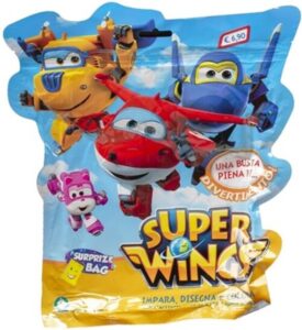 Super Wings Mega Activity XL Blindbag - Flip - Astra - Jerome - Donnie - Paul - Super Wings Transforming - Surprise zakje - uitdeelcadeaus - Afbeelding 6
