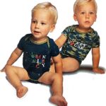 Disney Baby Mickey Mouse Army Rompertjes 74/80 - 2 Stuks