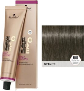 Schwarzkopf Professional - Schwarzkopf BlondMe Deep Toning Granite 60ml - Afbeelding 2