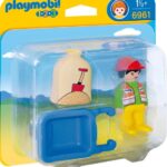 Playmobil 123 Arbeider met kruiwagen - 6961