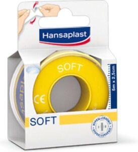 Hansaplast Soft Classic - 2,5cm x 5m - Hechtpleister - Afbeelding 3