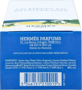 Hermes Un Jardin En Mediterranee Eau De Toilette Spray  unisex  100 Ml For Women - Afbeelding 3