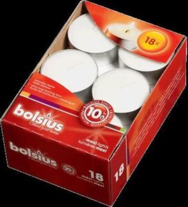 Bolsius Tealight Maxi 10 Hours 18 Pcs - Afbeelding 2