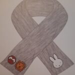 Nijntje sjaal - grijs - 17 x 120 cm