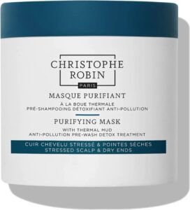 Christophe Robin Purifying Mask with Thermal Mud 250ml - Normale shampoo vrouwen - Voor Alle haartypes - Haarmasker droog haar - Haarmasker beschadigd haar - Afbeelding 2