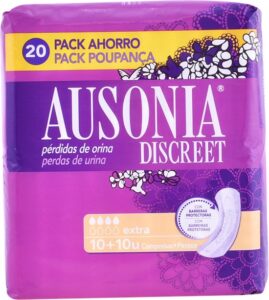 Ausonia Discreet Extra Sanitary Towels 20 Units - Afbeelding 2