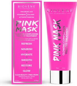 Biovène Pink Mask Glowing Complexion Peel-off Treatment 75ml - Afbeelding 3