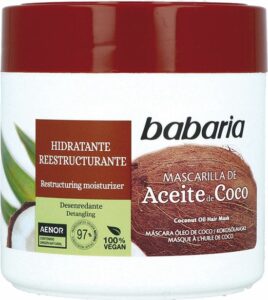 Haarmasker Babaria Hydraterend Kokosolie 400 ml - Afbeelding 2