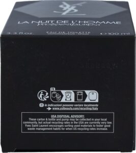 Yves Saint Laurent La Nuit de L'Homme 100 ml Eau de Toilette - Herenparfum - Afbeelding 3