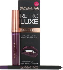 Makeup Revolution Retro Luxe Matte Lip Kit - Royal - Afbeelding 2