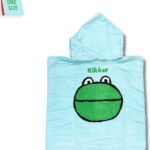 Kikker 100% Katoenen Bad Poncho Jongens & Meisjes One Size - 50 x 50 cm