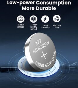 Maxenza sr626sw -sr626sw horloge batterij - AG4 - 377 - 1.55V - 50 Batterijen - Afbeelding 8