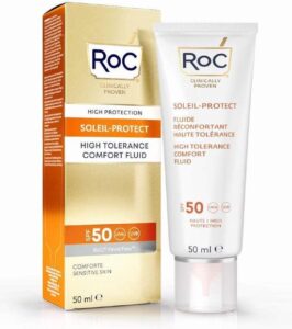 Soleil-protect High Tolerance Comfort Fluid Spf50 - Opalovaci Fluid Na ObliAej 50ml By Roc 50 Ml