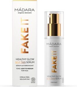 MÁDARA FAKE IT Serum Zelfbruiner Gezicht 30ml - hyaluronzuur - vitamine E
