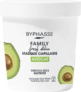 Nourishing Hair Mask Byphasse Family Fresh Delice Dry Hair Avocado (250 ml) - Afbeelding 4