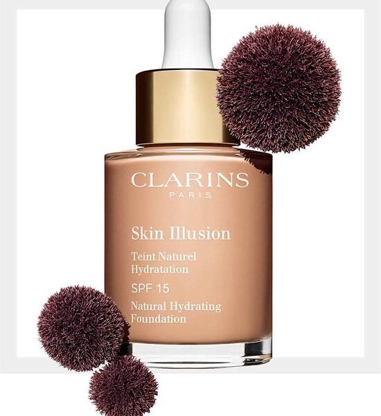 Clarins Skin Illusion SPF 15 Naturel Hydratation - Foundation - 107 Beige - 30 ml