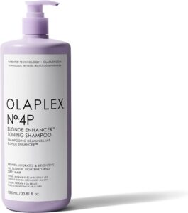 Olaplex No.4P Blonde Enhancer Toning Shampoo 1L - Zilvershampoo vrouwen - Voor Alle haartypes - 1000 ml - Zilvershampoo vrouwen - Voor Alle haartypes - Afbeelding 2