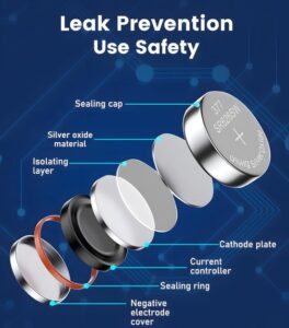 Maxenza sr626sw -sr626sw horloge batterij - AG4 - 377 - 1.55V - 50 Batterijen - Afbeelding 7